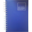 Picture of SCHOLASTIC DIARY HARD SPIRAL BLUE